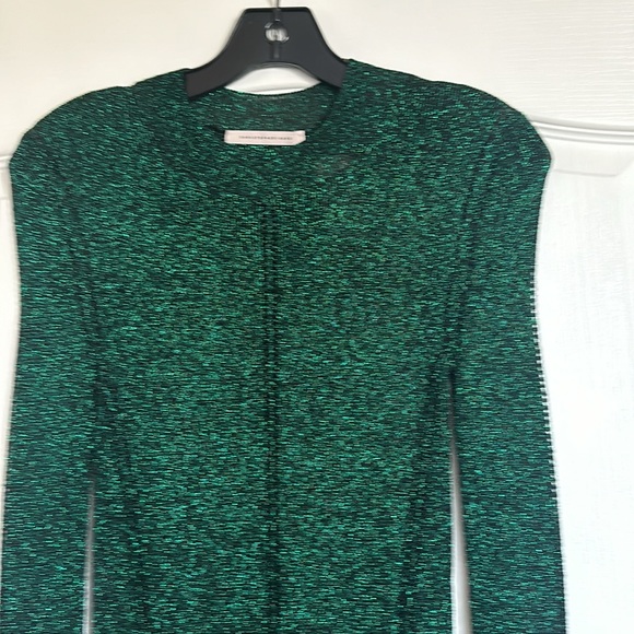 NWT Beautiful Christopher Kane green sparkle sweater. - Picture 2 of 9